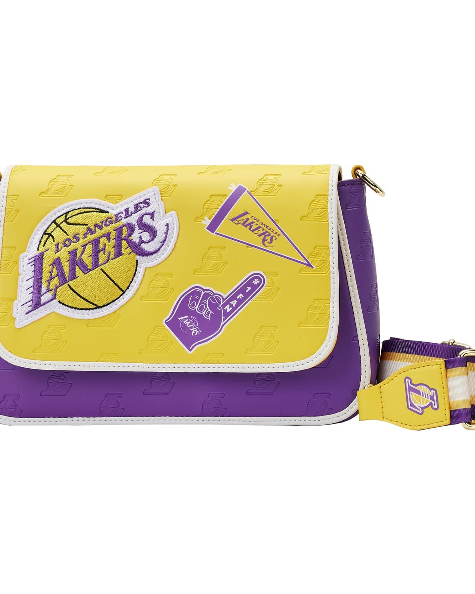 NBA Los Angeles Lakers Patch Icons Crossbody Bag