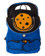 Sesame Street Cookie Monster Plush Cosplay Mini Backpack With Coin Bag - Image 5