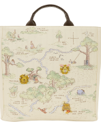 Winnie the Pooh Hundred Acre Wood Tote Pin Trader Crossbody Bag