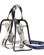 MLB NY Yankees Clear Tote Crossbody Stadium Bag with Pouch  - Image 3