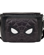 Spider-Man Black & White Suit Quilted Messenger Crossbody Bag - Image 4