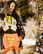 Mickey & Minnie Floral Ghost Glow Unisex Hoodie - Image 2