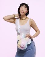 Minnie Mouse Pastel Tie-Dye Molded Figural Crossbody Bag - Image 3