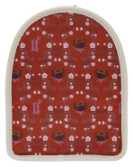 Loungefly Cream & Red Floral Light-Up Mini Backpack Bag Organizer Insert