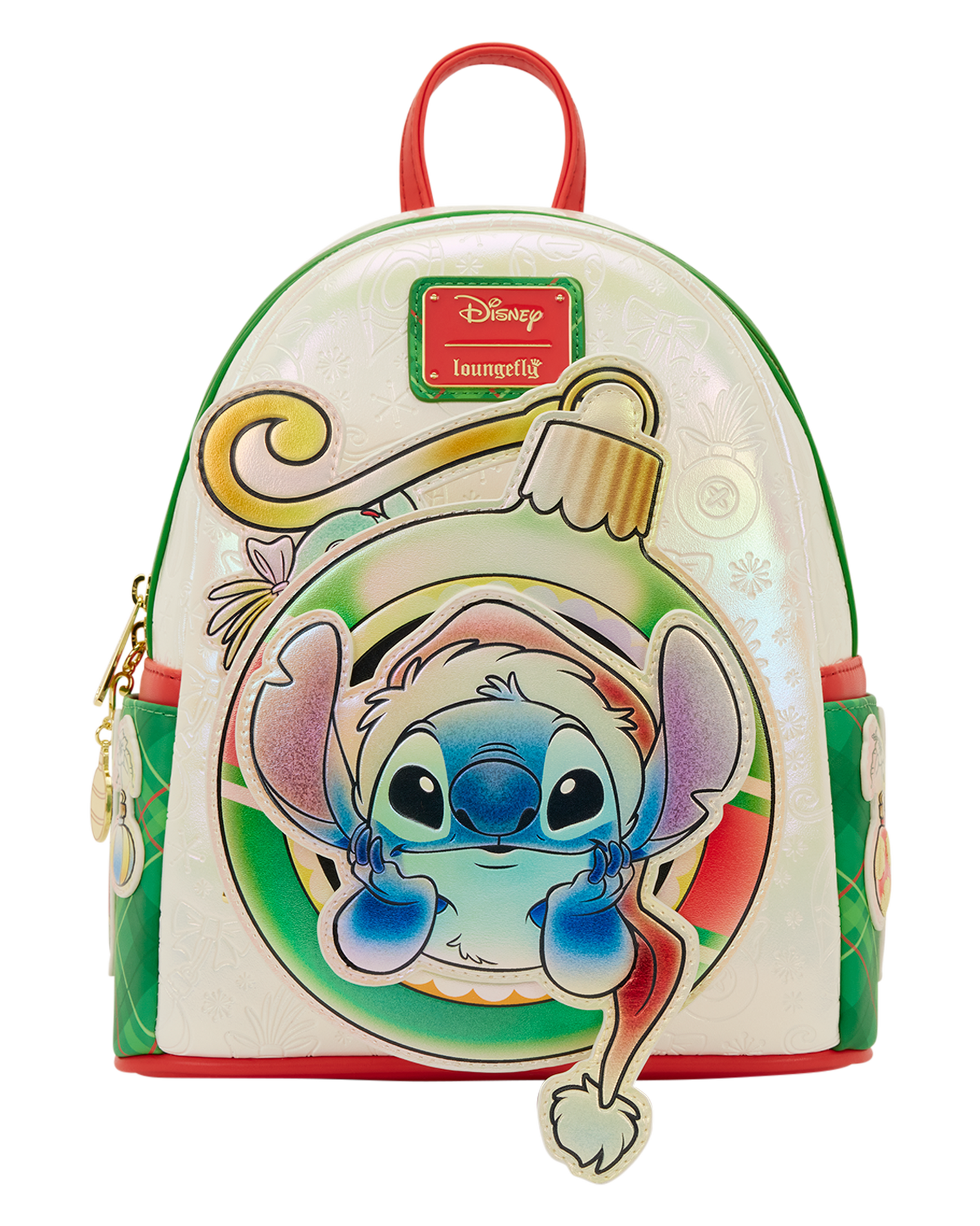 Stitch & Scrump Iridescent Holiday Ornament Mini Backpack