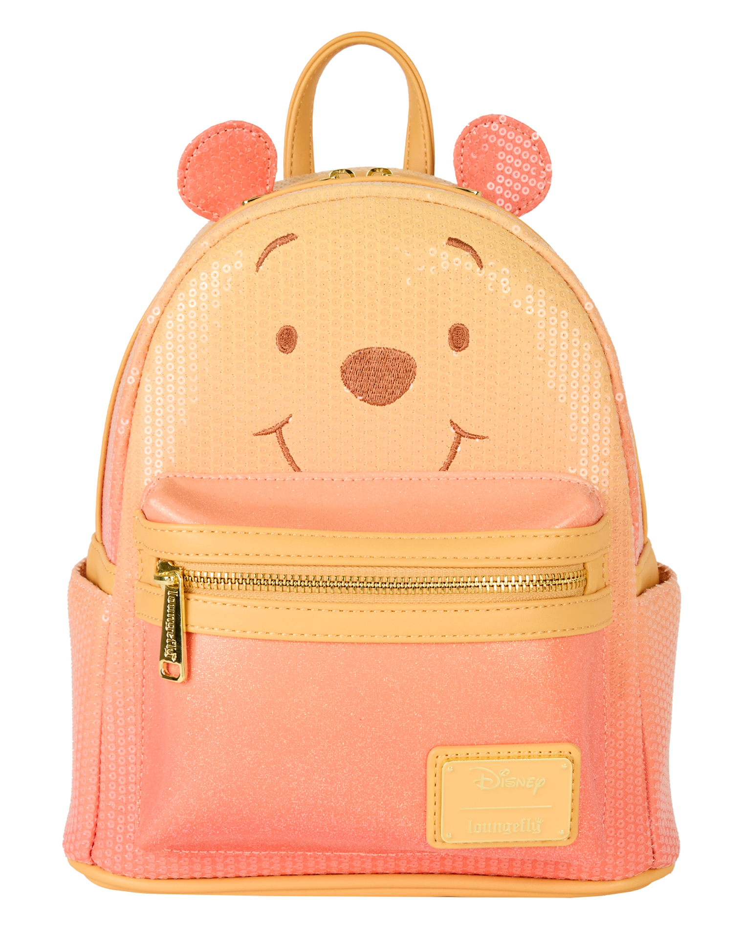 Winnie the Pooh Cosplay Sequin & Glitter Mini Backpack