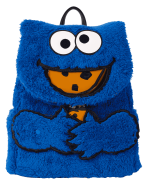 Sesame Street Cookie Monster Plush Cosplay Mini Backpack With Coin Bag - Image 4
