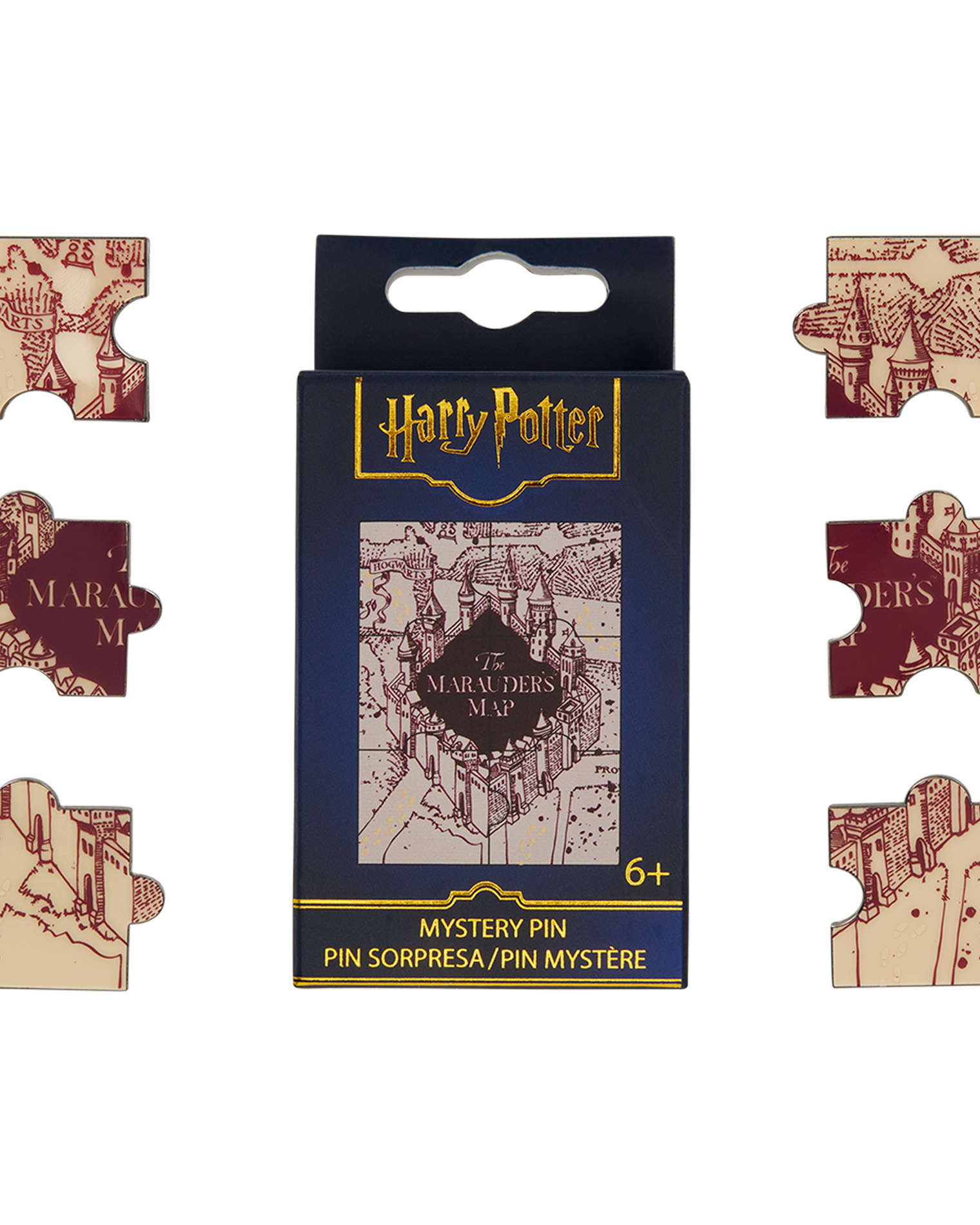 Harry Potter Exclusive The Marauder's Map Puzzle Mystery Box Pin