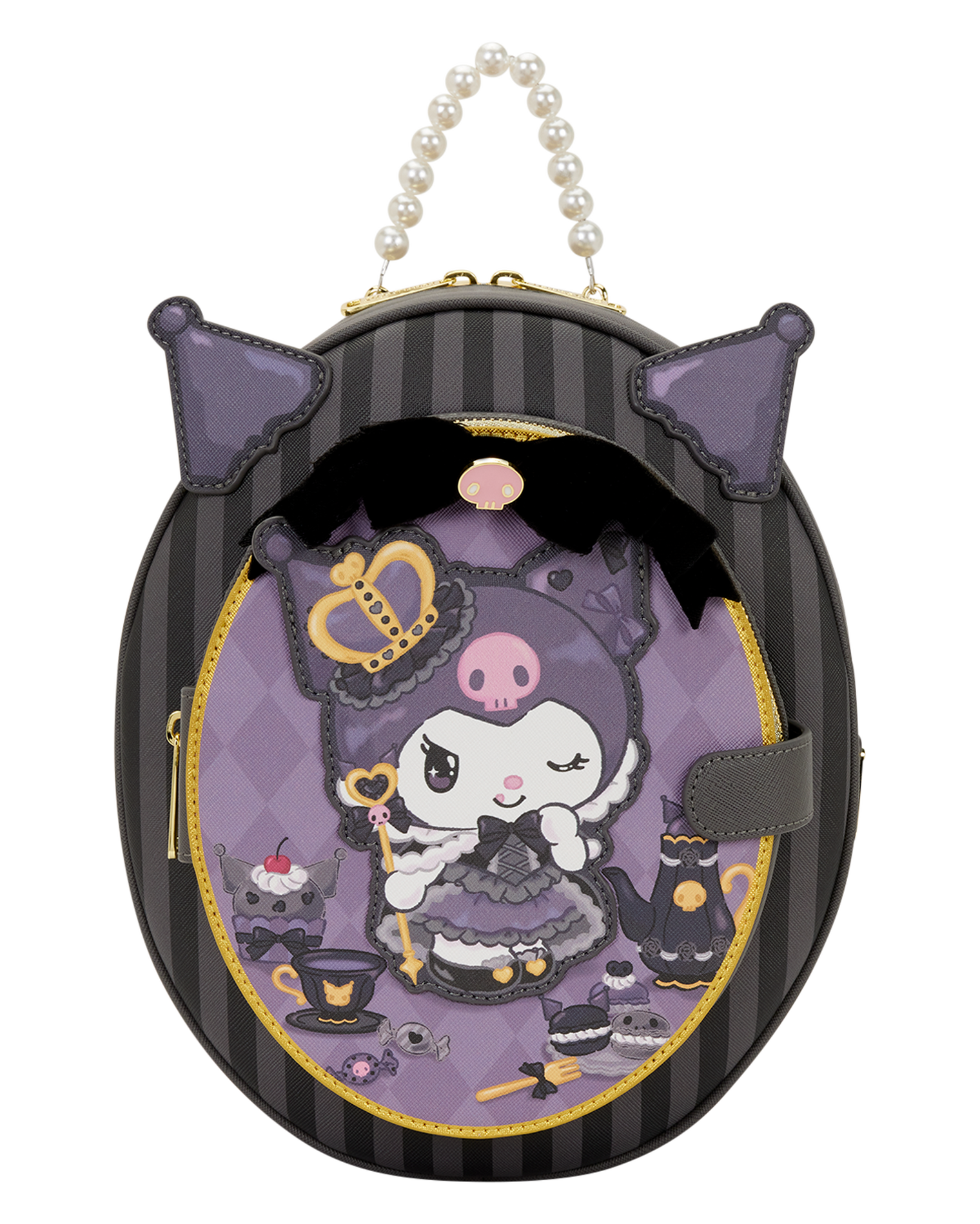 Sanrio Kuromi 20th Anniversary Cameo Mini Backpack