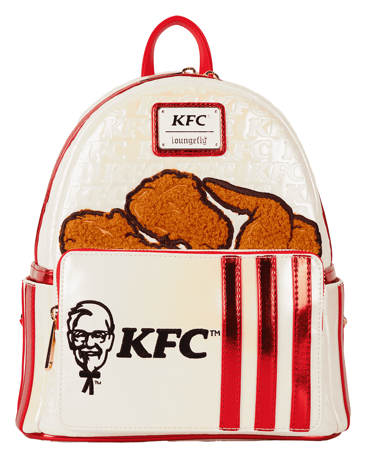 KFC Chicken Bucket Sherpa Mini Backpack