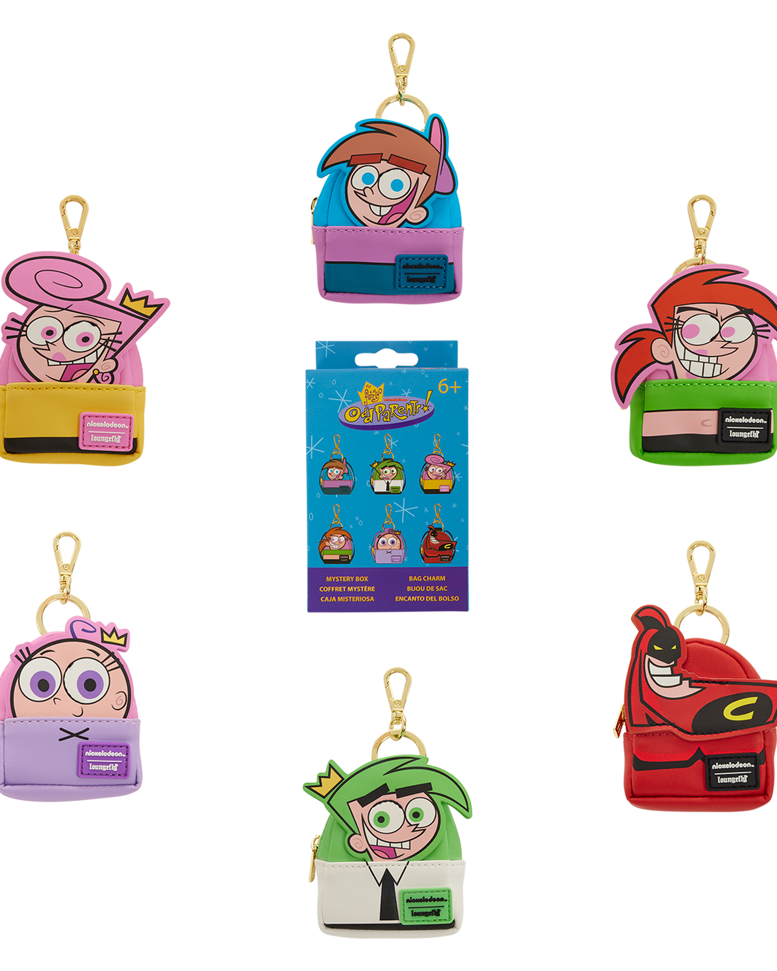 The Fairly OddParents Exclusive Cosplay Mystery Mini Backpack Keychain Charm