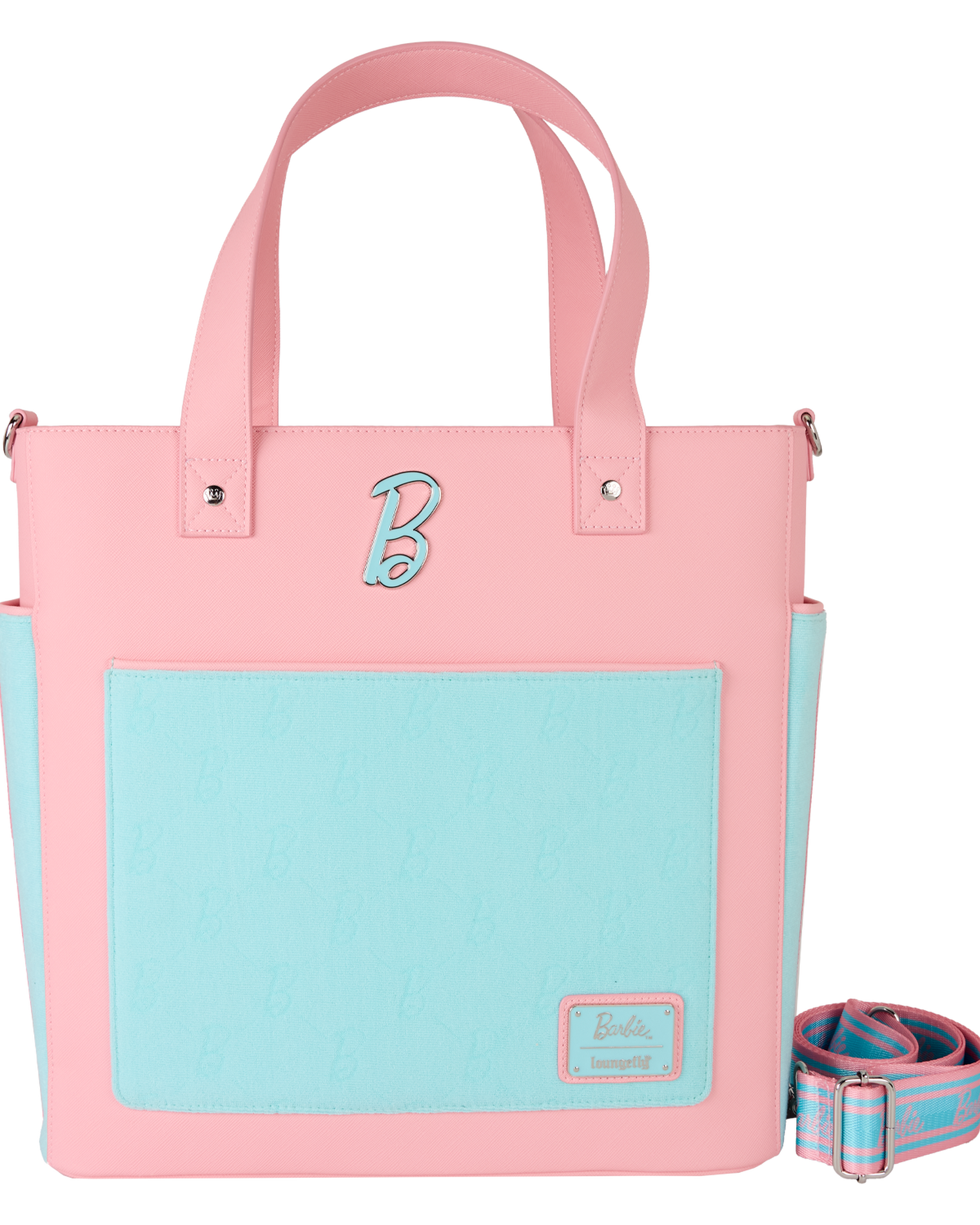 Classic Barbie Terry Cloth Convertible Backpack & Tote Crossbody Bag
