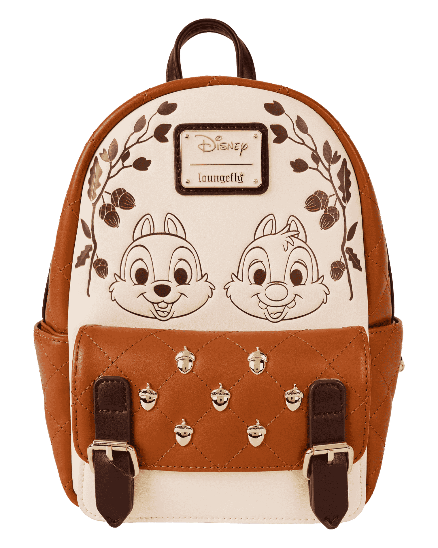 Chip 'n' Dale Acorn Quilted Texture Mini Backpack