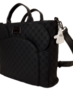 Mickey Mouse Checkered Texture Convertible Backpack & Tote Crossbody Bag - Image 3