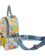 Loungefly Tropical Lemon Floral Convertible Mini Backpack & Crossbody Bag - Image 3
