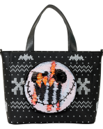 The Nightmare Before Christmas Jack Skellington Reversible Sequins Tote Crossbody Bag with Coin Bag - Image 6