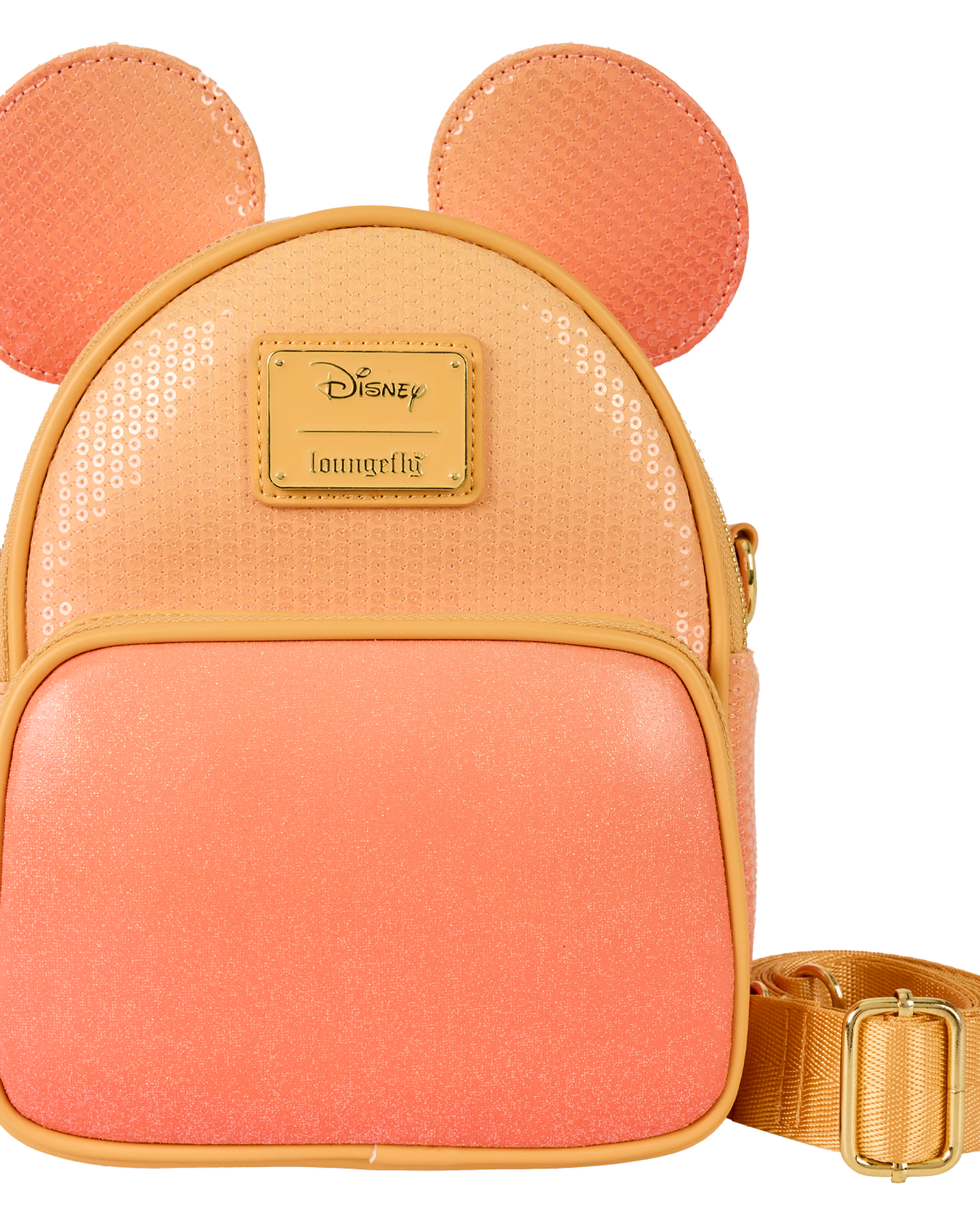 Mickey Mouse Glitter Sequin Convertible Mini Backpack & Crossbody Bag
