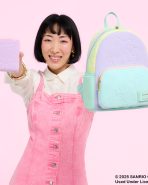 SDCC Limited Edition Hello Kitty & Friends Color Block Terry Cloth Mini Backpack - Image 2