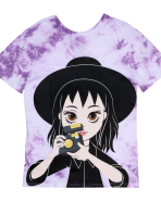 Beetlejuice & Lydia Deetz Reversible Tie-Dye Unisex Tee - Image 3