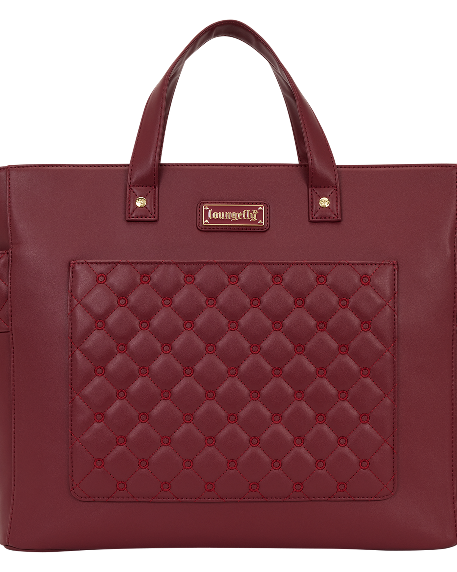 Loungefly The Mo Red Convertible Backpack & Tote Crossbody Pin Trader Bag