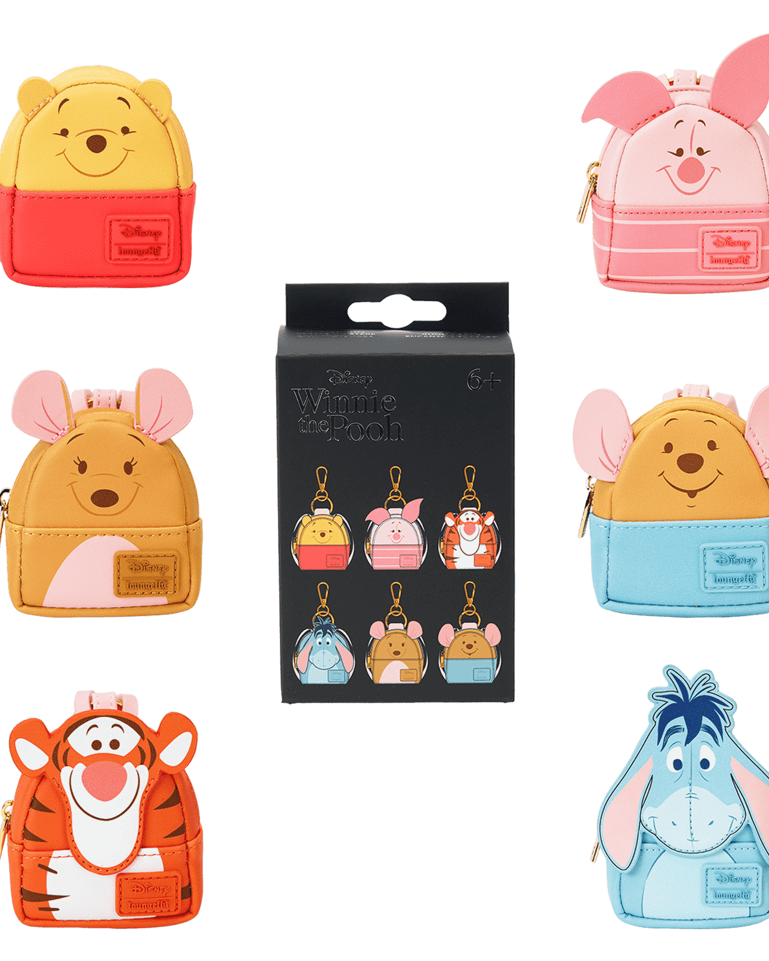 Winnie The Pooh & Friends Cosplay Mystery Mini Backpack Keychain Charm