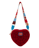 Spider-Man Sherpa Heart Shaped Crossbody Bag - Image 6