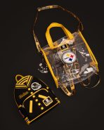 NFL Pittsburgh Steelers Clear Convertible Backpack & Tote Crossbody Stadium Bag - Image 3