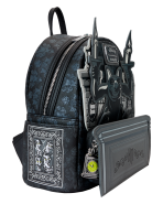 The Haunted Mansion Gargoyle Wallpaper Light Up Glow Mini Backpack - Image 8