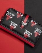 NBA Chicago Bulls Logo Zip Around Wallet - Image 2