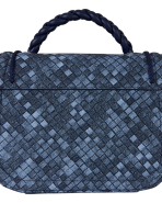 Loungefly Blue Checkered Crossbody Bag - Image 4