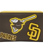 MLB SD Padres Patches Zip Around Wallet