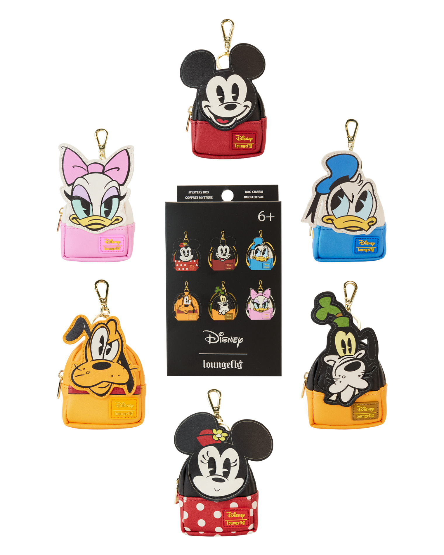 Mickey & Friends Picnic Cosplay Mystery Mini Backpack Keychain Charm