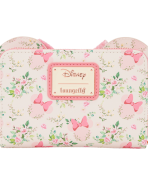 Minnie Mouse Floral All-Over Print Zip Around Wallet - Image 6
