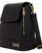 Loungefly The Lilly Black Convertible Mini Backpack & Crossbody Pin Trader Bag - Image 5