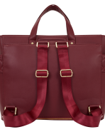 Loungefly The Mo Red Convertible Backpack & Tote Crossbody Pin Trader Bag - Image 6