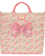 Minnie Mouse Floral All-Over Print Convertible Backpack & Tote Crossbody Bag