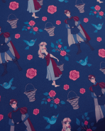 Sleeping Beauty Princess Aurora & Prince Phillip Floral Crossbody Bag - Image 6