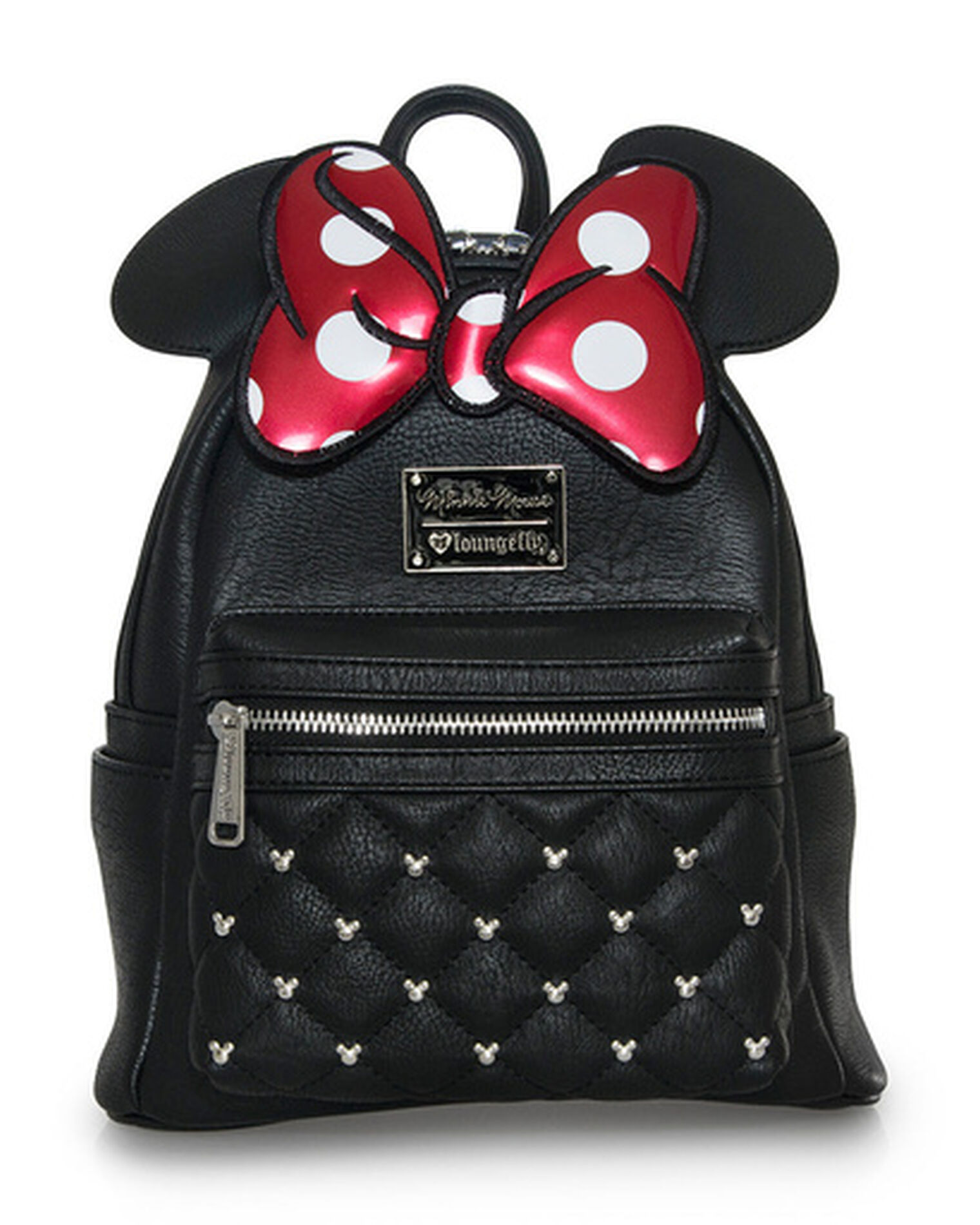 Minnie Mouse Classic Bow Quilted Texture Ear Mini Backpack