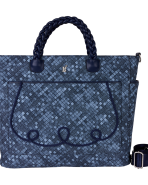 Loungefly Blue Checkered Convertible Backpack & Tote Crossbody Bag