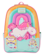 Minions Fluffy Unicorn Rainbow Mini Backpack - Image 3