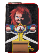 Chucky Clown Cosplay Zip Around Wallet