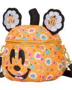 Mickey Mouse Floral Pumpkin Head Glow Figural Crossbody Bag - Image 5