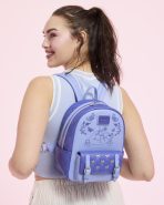 Winnie The Pooh Floral Eeyore Quilted Texture Mini Backpack - Image 3