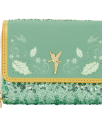 Peter Pan Tinker Bell Holiday Sequin Tri-Fold Wallet