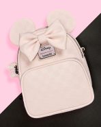 Minnie Mouse Checkered Texture Convertible Mini Backpack & Crossbody Bag - Image 2