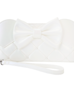 Minnie Mouse Iridescent Wedding Zip Around Wristlet Wallet