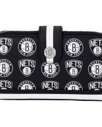 NBA Brooklyn Nets Logo Zip Around Wallet