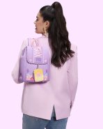Tangled Rapunzel Exclusive Floral Flap Mini Backpack with Coin Bag - Image 3
