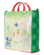 Lilo & Stitch Holiday Tote Pin Trader Crossbody Bag - Image 3