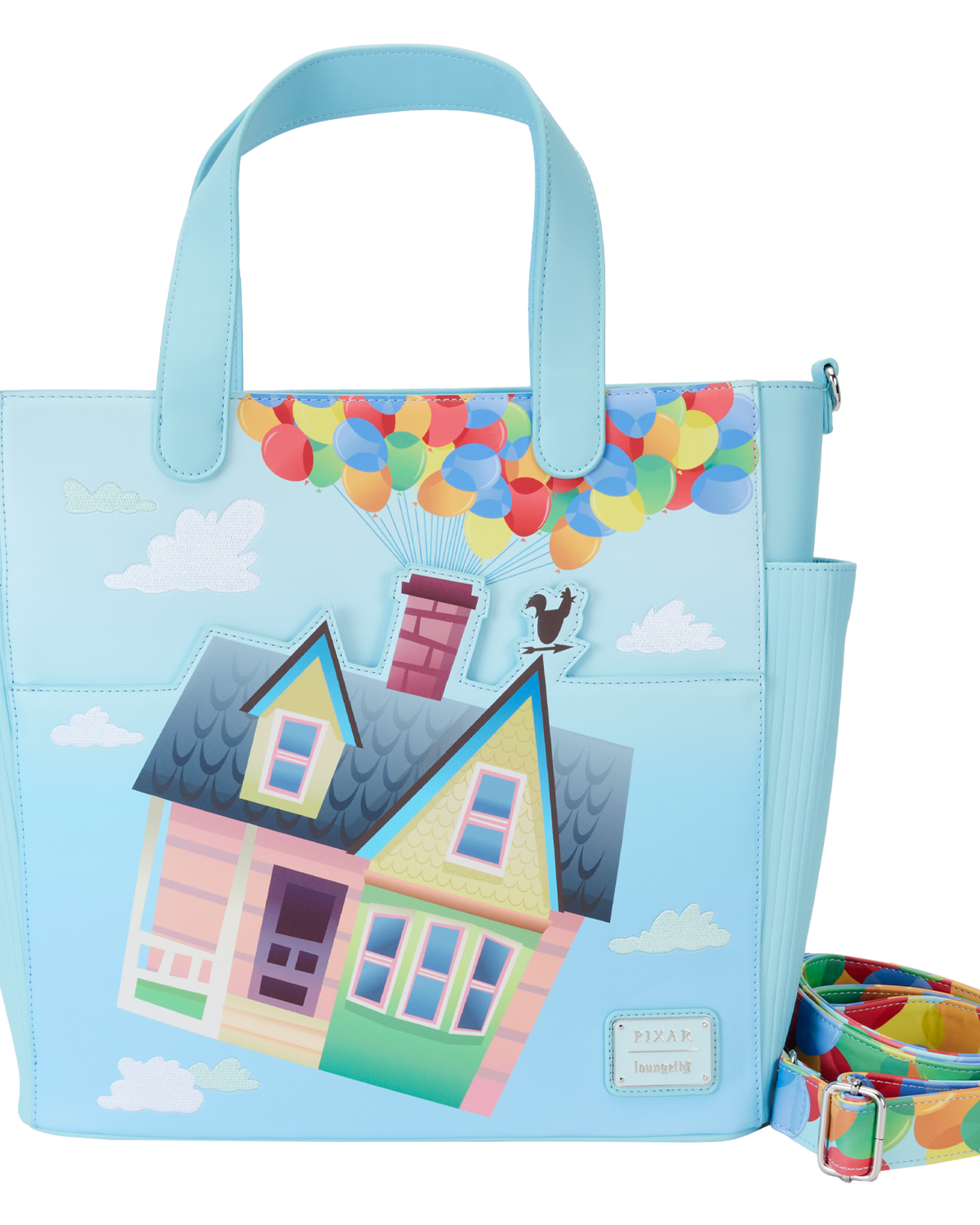 Up Balloon House Convertible Backpack & Tote Crossbody Bag